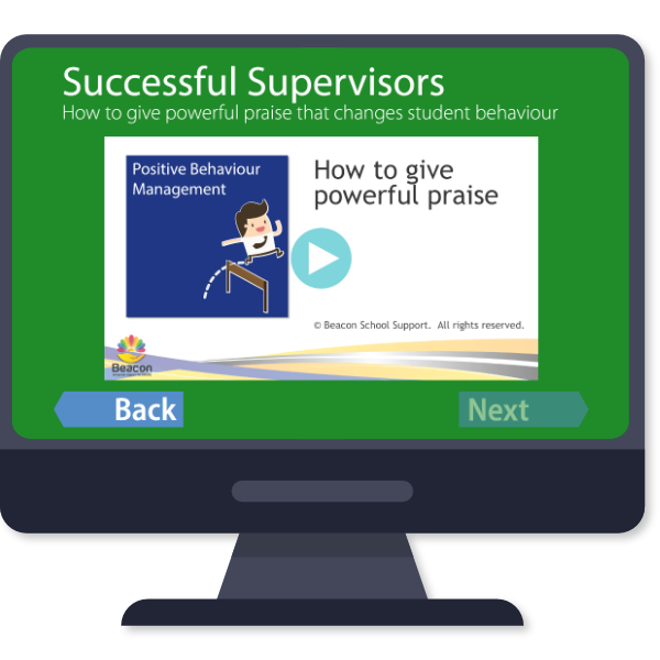 The preview screen from Successful Supervisors being displayed on a desktop computer representing unlimited access